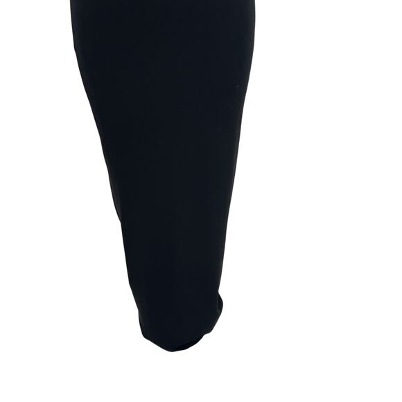 Nookie Long Gown Maxi Dress Bodycon Halter Neck Cut Out Tie Black Size Small - Picture 6 of 13